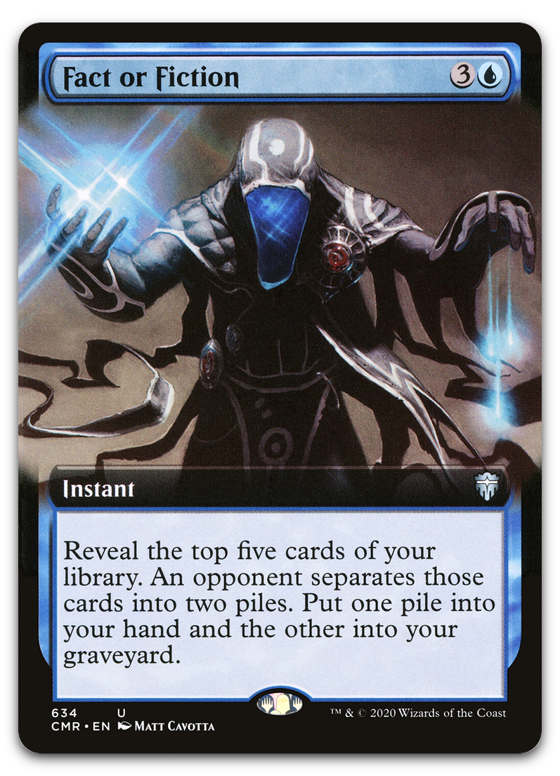 Fact or Fiction (Extended Art) (Commander Legends)