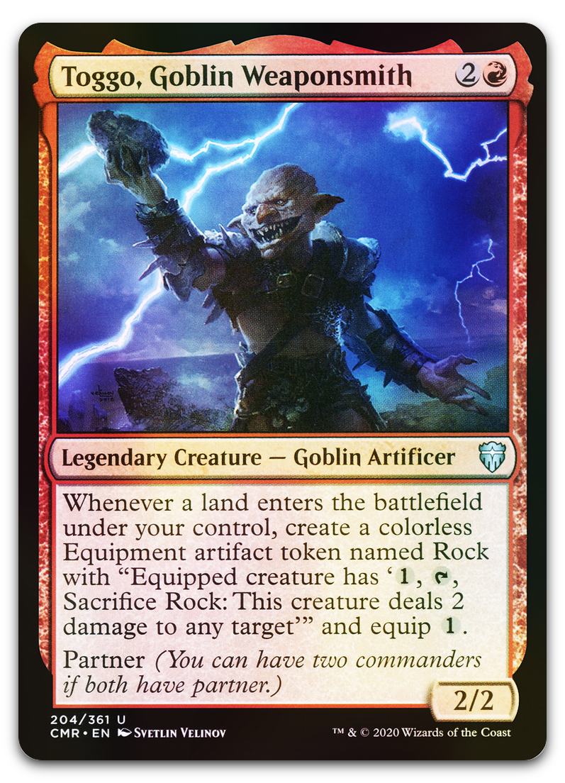 Toggo, Goblin Weaponsmith (Commander Legends)