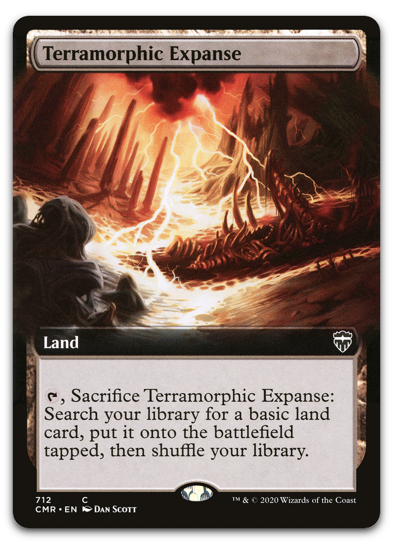 Terramorphic Expanse (Extended Art) (Commander Legends)