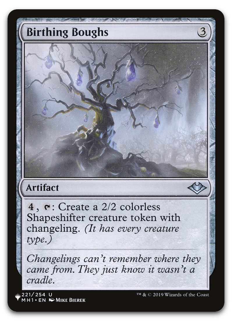 Birthing Boughs (The List Reprints)
