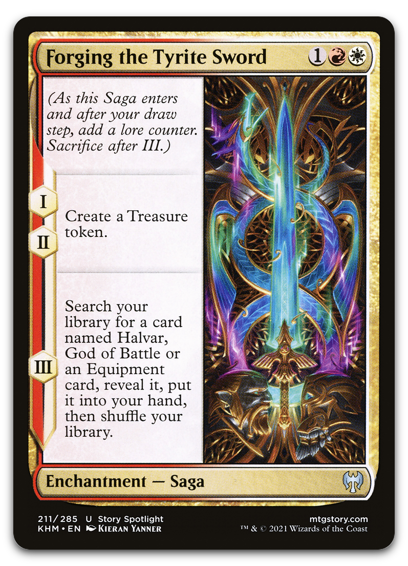 Forging the Tyrite Sword (Kaldheim)