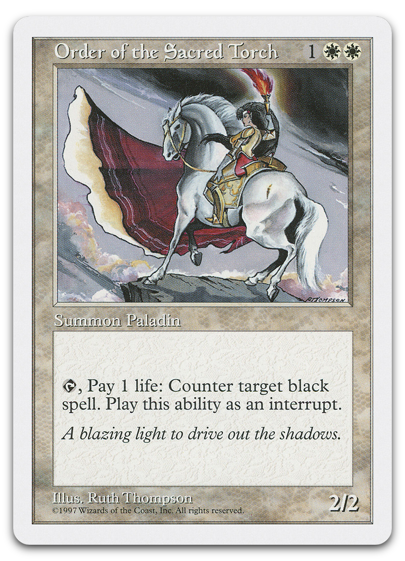 Order of the Sacred Torch (Fifth Edition)