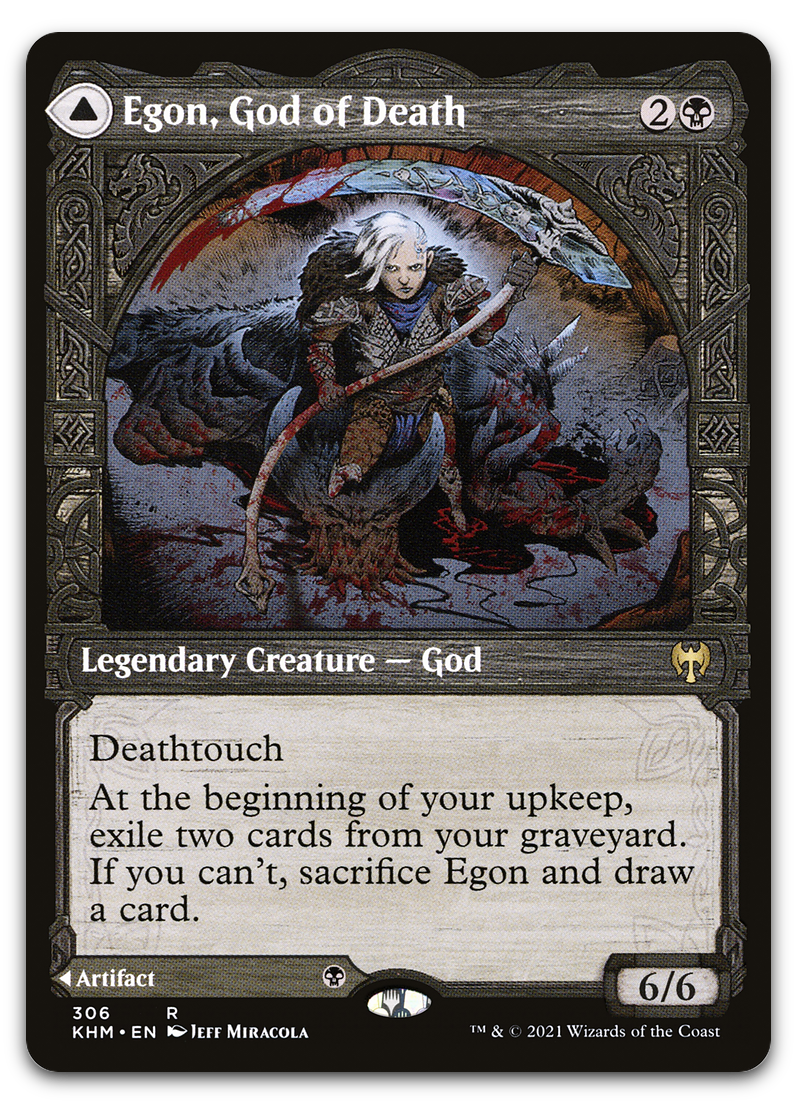 Egon, God of Death (Showcase) (Kaldheim)