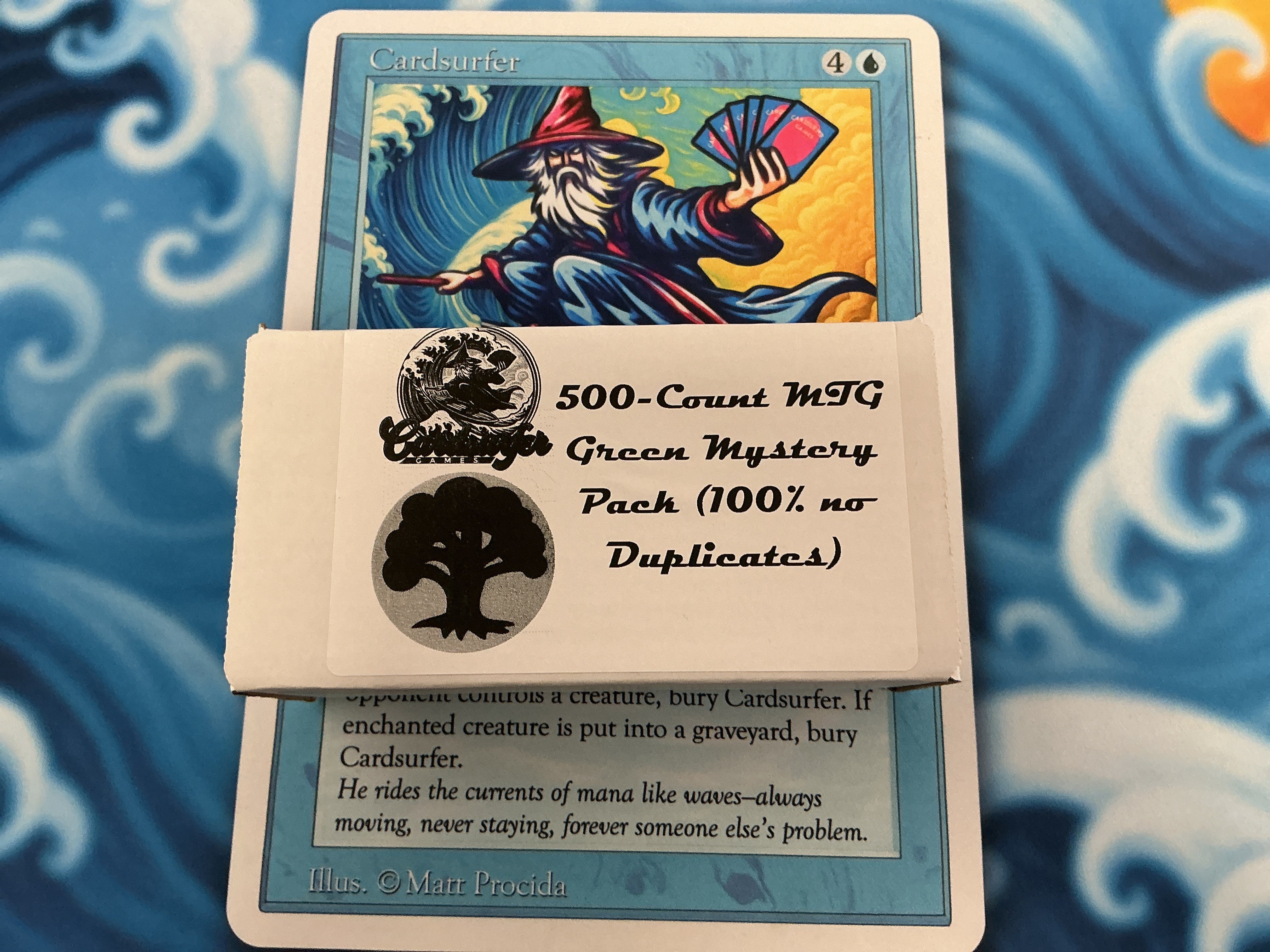 mystery box cards mtg 500-count MTG Green Mystery Pack
