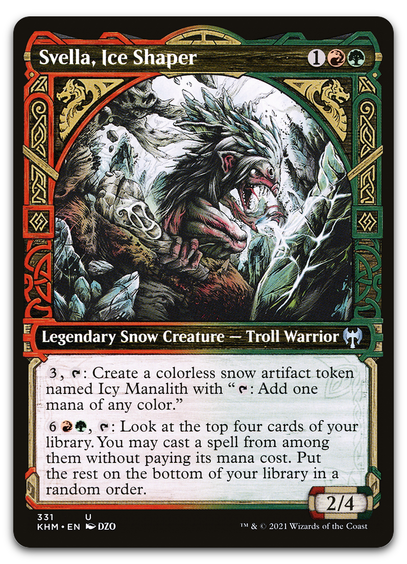 Svella, Ice Shaper (Showcase) (Kaldheim)