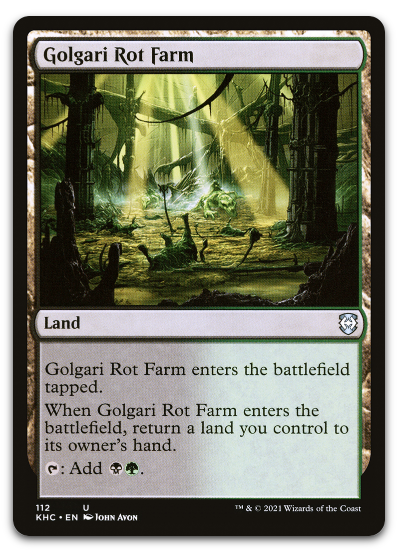 Golgari Rot Farm (Commander: Kaldheim)