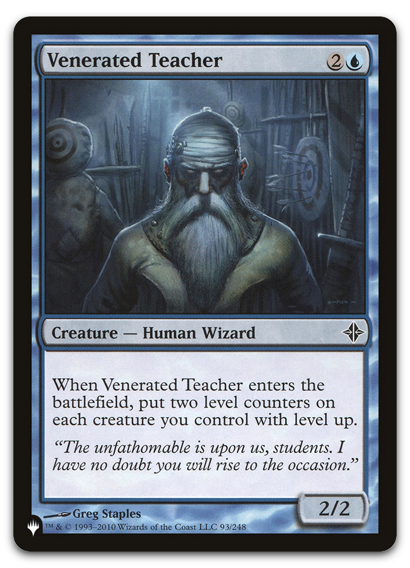 Venerated Teacher (The List Reprints)