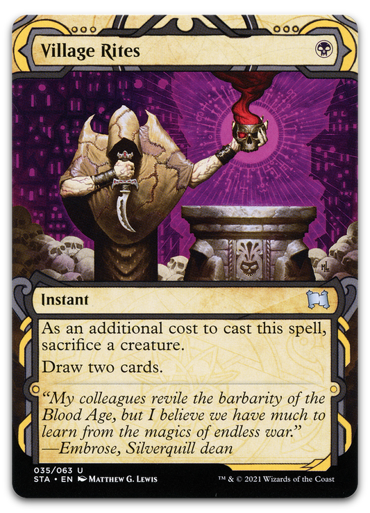 Village Rites (Strixhaven: Mystical Archives)