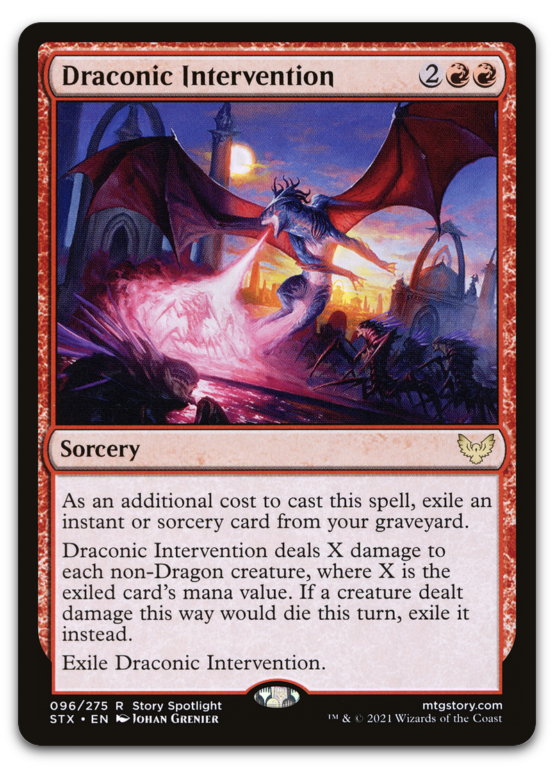Draconic Intervention (Strixhaven: School of Mages)