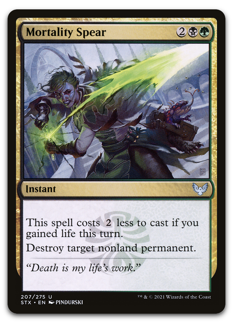 Mortality Spear (Strixhaven: School of Mages)