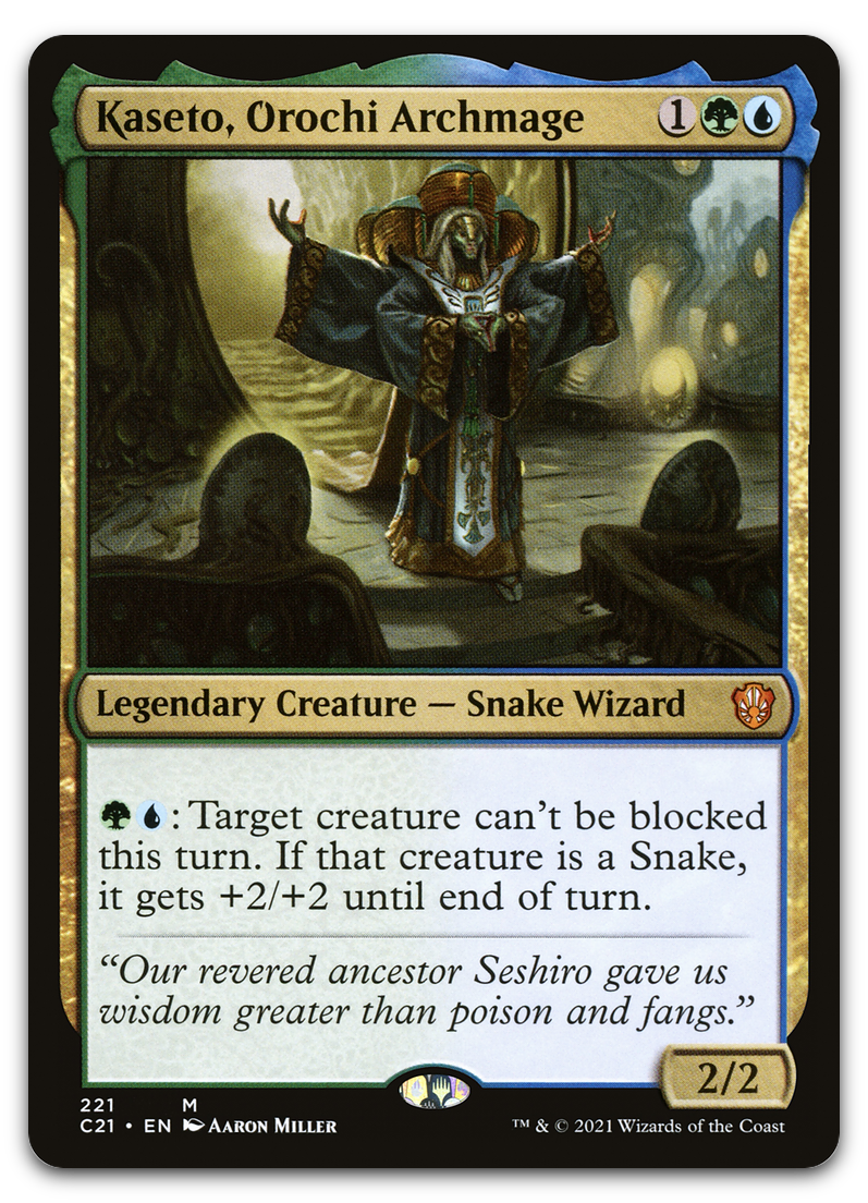 Kaseto, Orochi Archmage (Commander 2021)