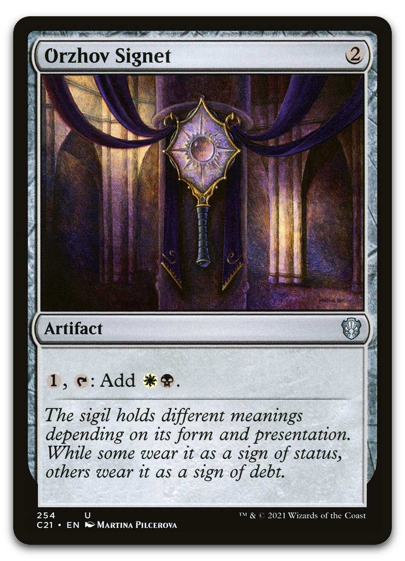 Orzhov Signet (Commander 2021)