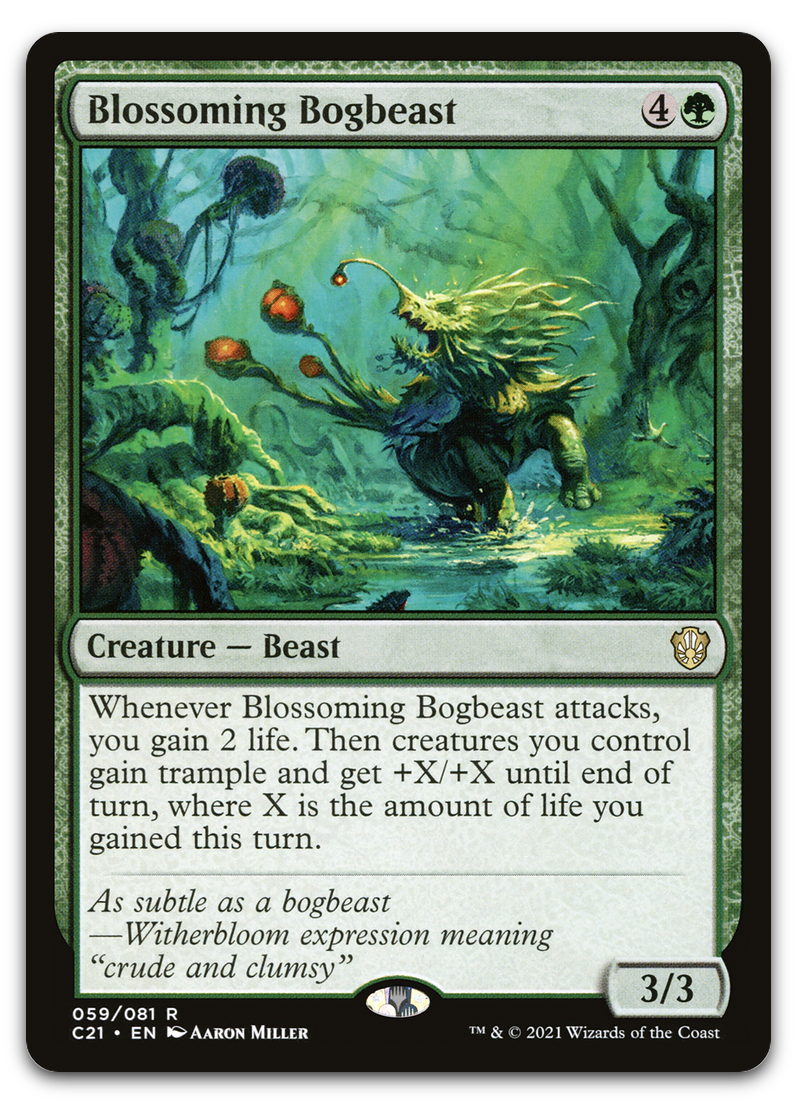 Blossoming Bogbeast (Commander 2021)
