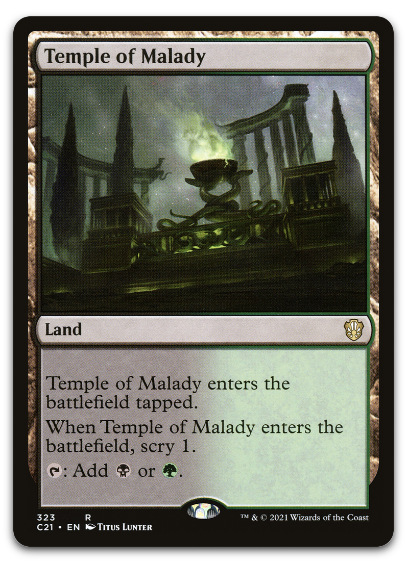 Temple of Malady (Commander 2021)