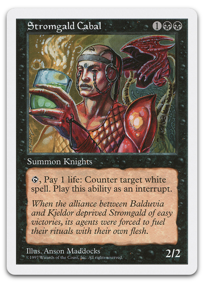 Stromgald Cabal (Fifth Edition)