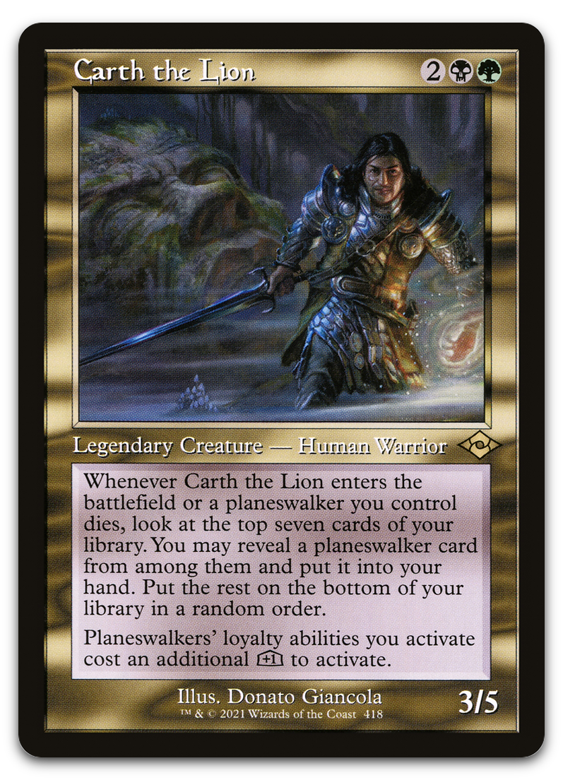 Carth the Lion (Retro Frame) (Modern Horizons 2)
