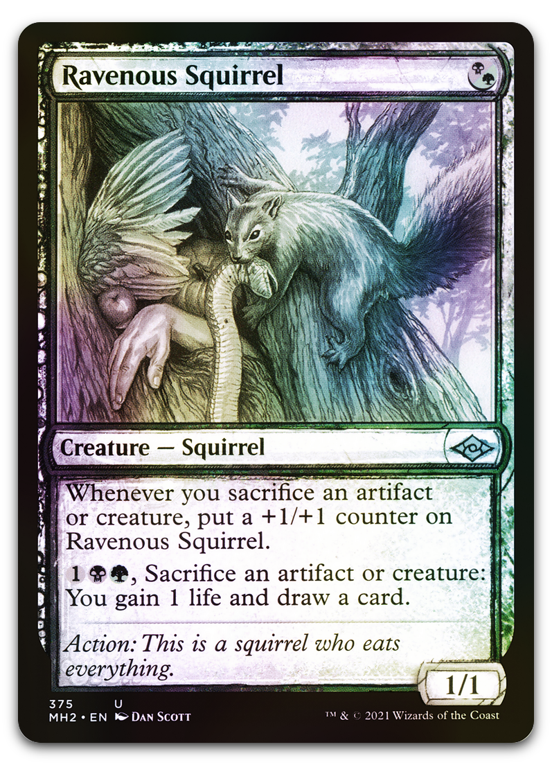 Ravenous Squirrel (Showcase) (Modern Horizons 2)