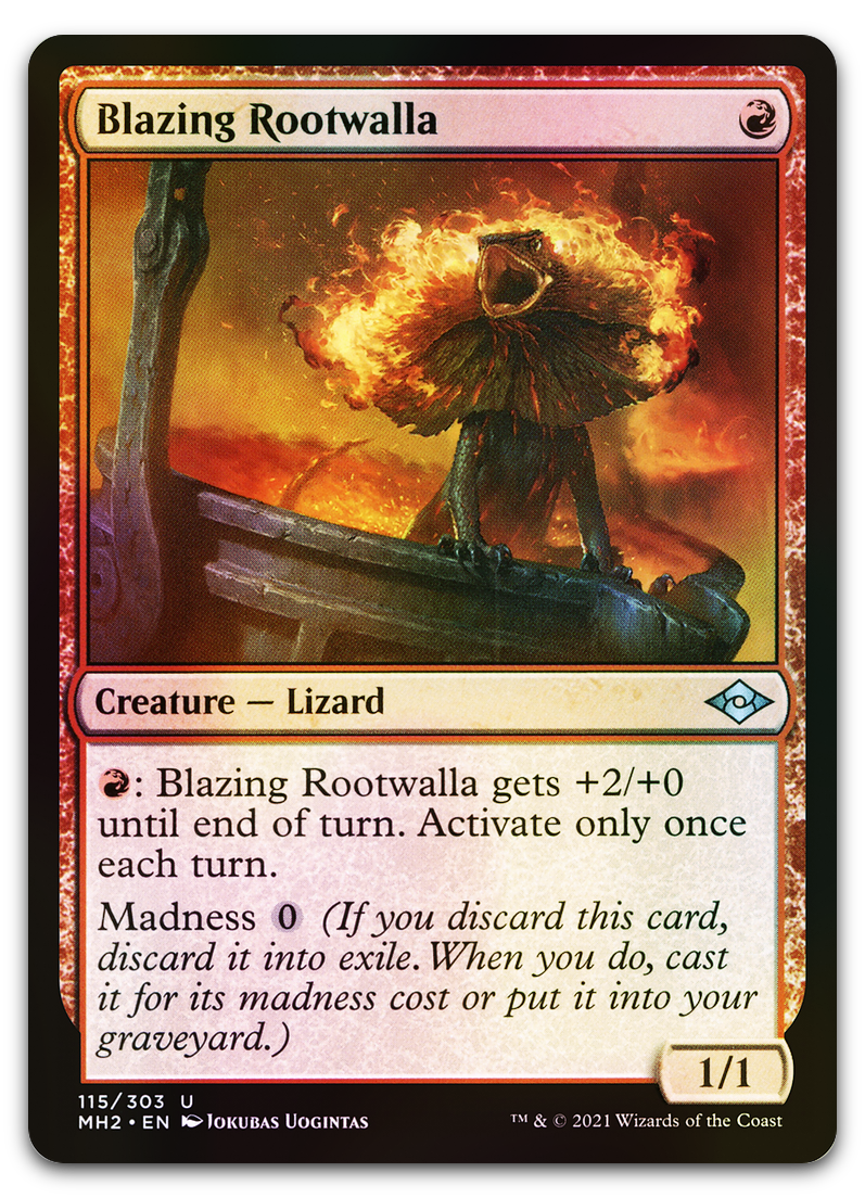Blazing Rootwalla (Modern Horizons 2)