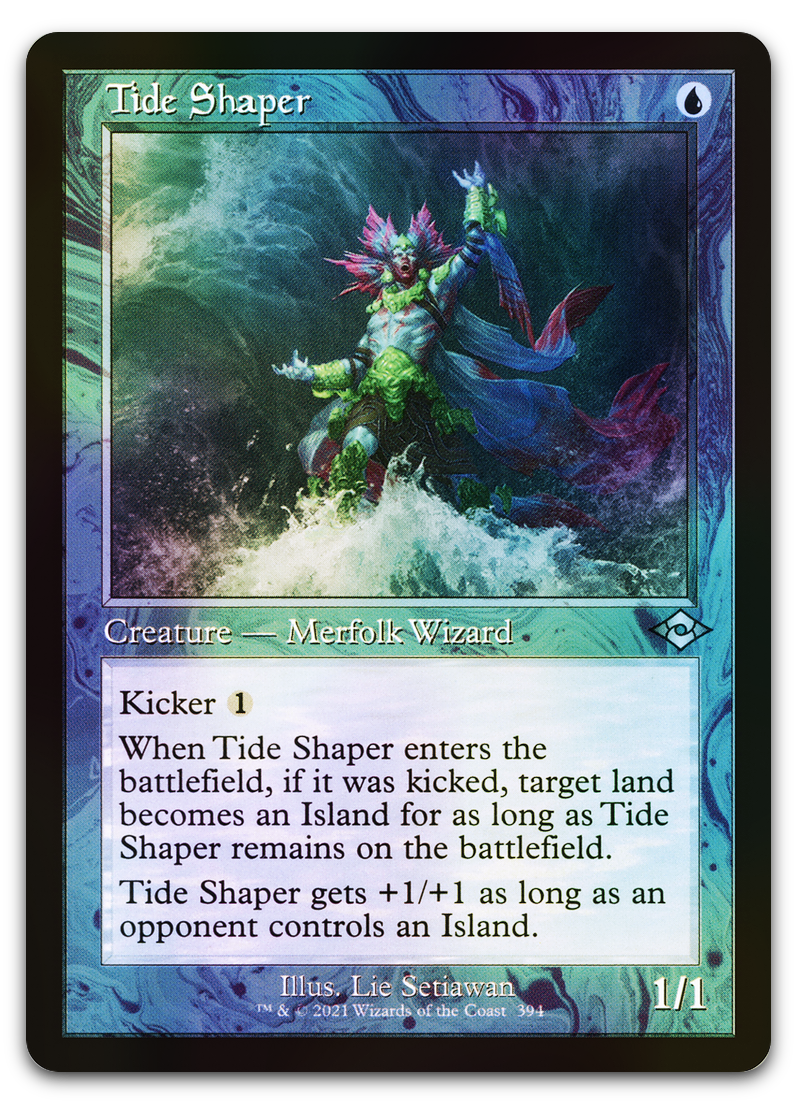Tide Shaper (Retro Frame) (Foil Etched) (Modern Horizons 2)