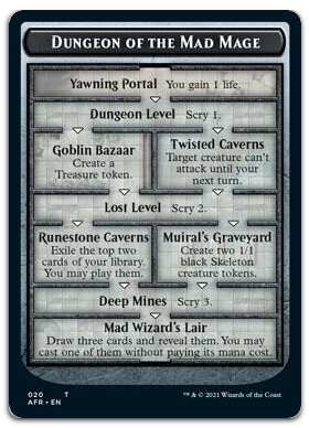Dungeon of the Mad Mage // Goblin Double-Sided Token (Adventures in the Forgotten Realms)