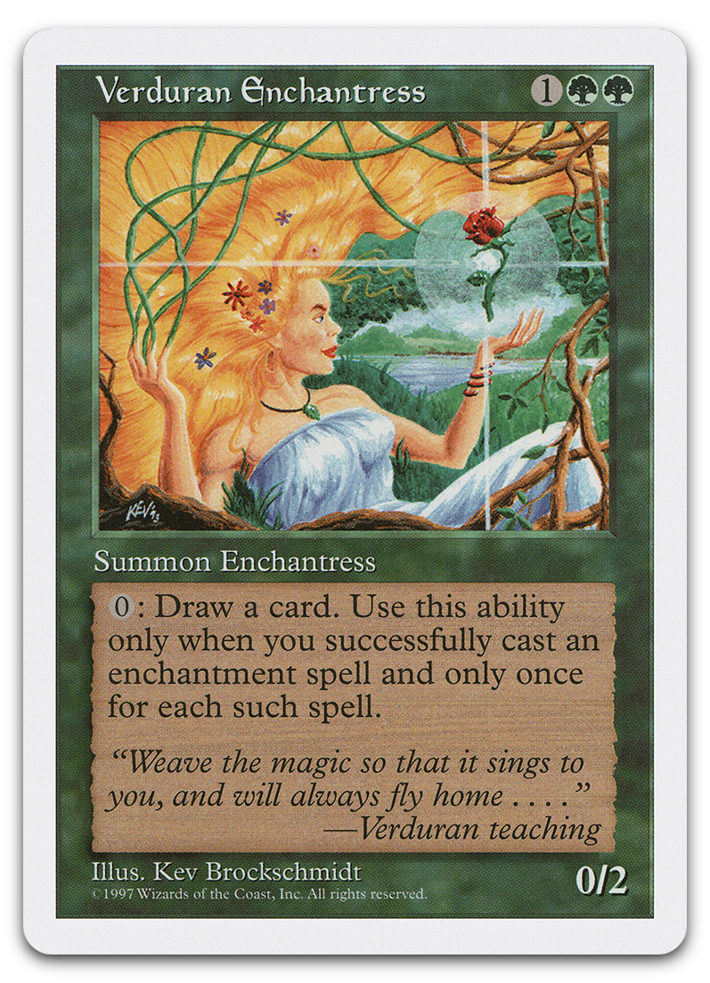 Verduran Enchantress (Fifth Edition)