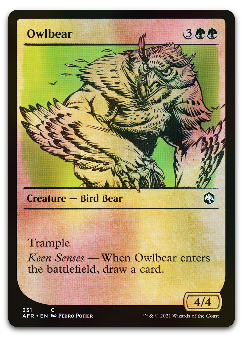 Owlbear (Showcase) (Adventures in the Forgotten Realms)