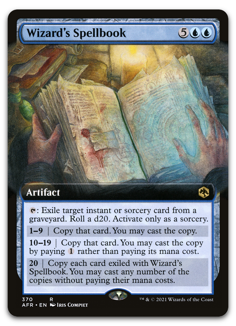 Wizard's Spellbook (Extended Art) (Adventures in the Forgotten Realms)