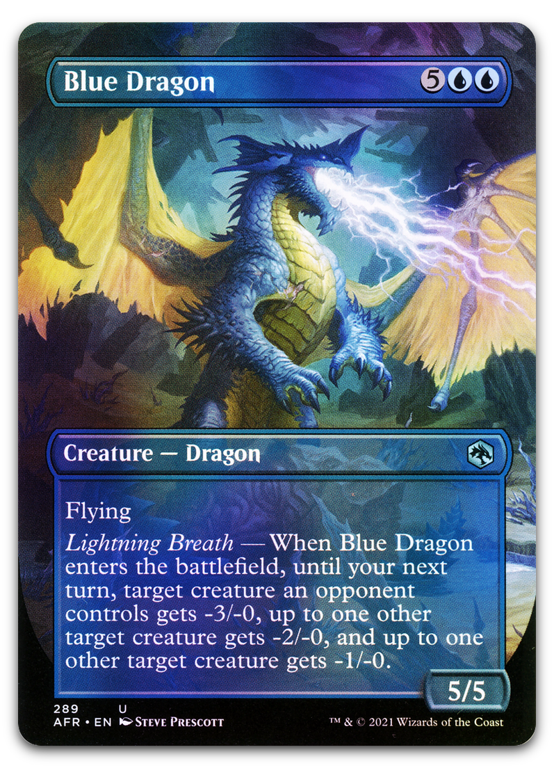Blue Dragon (Borderless) (Adventures in the Forgotten Realms)