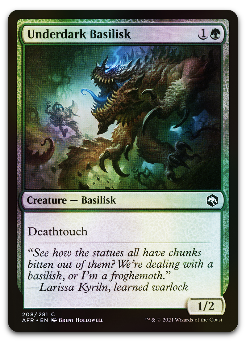 Underdark Basilisk (Adventures in the Forgotten Realms)