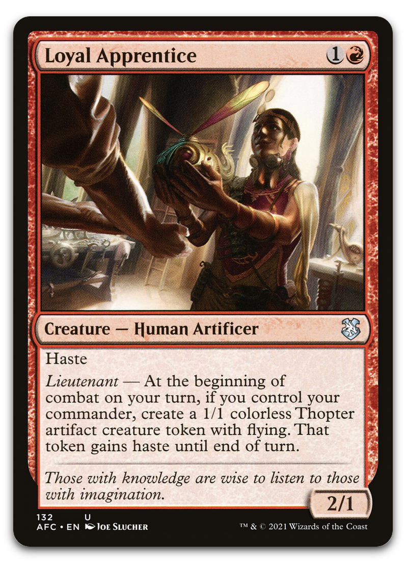 Loyal Apprentice (Commander: Adventures in the Forgotten Realms)