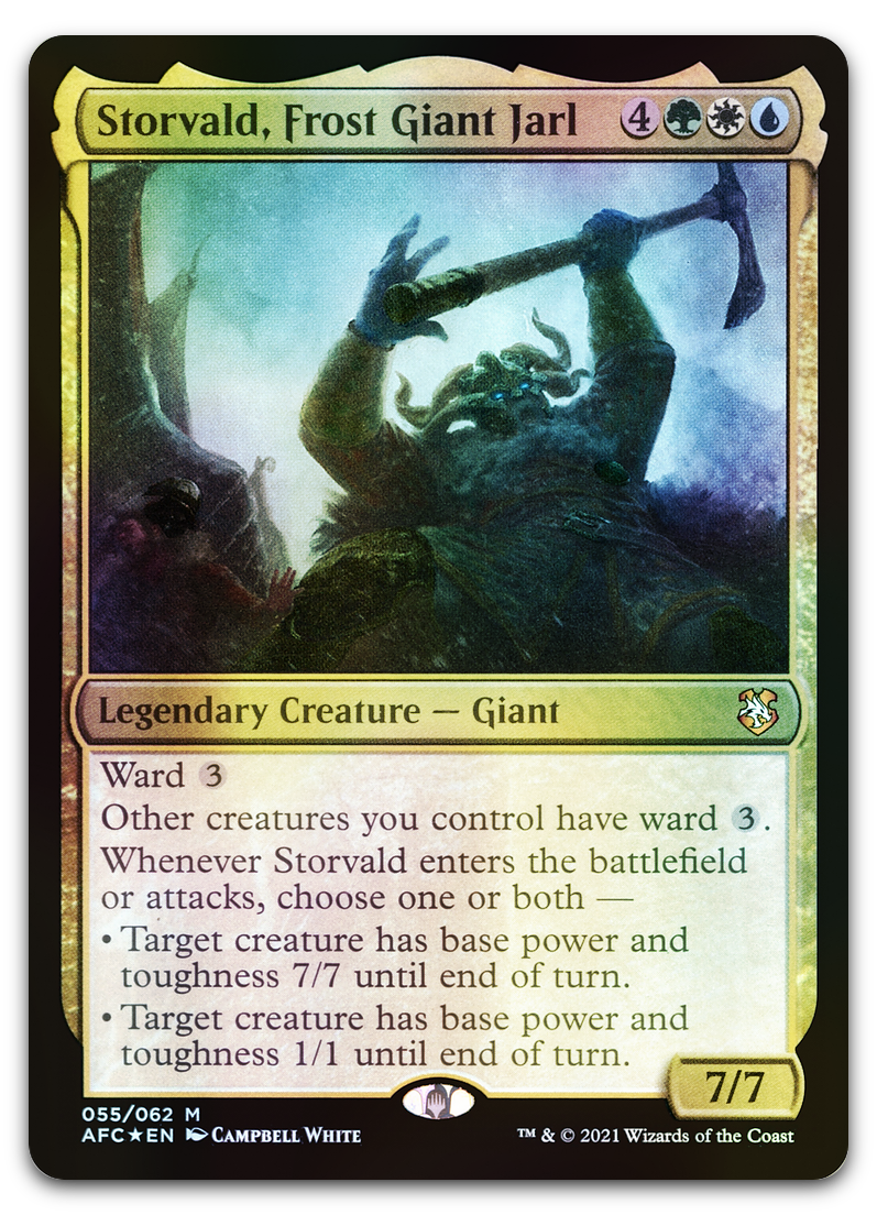 Storvald, Frost Giant Jarl (Commander: Adventures in the Forgotten Realms)