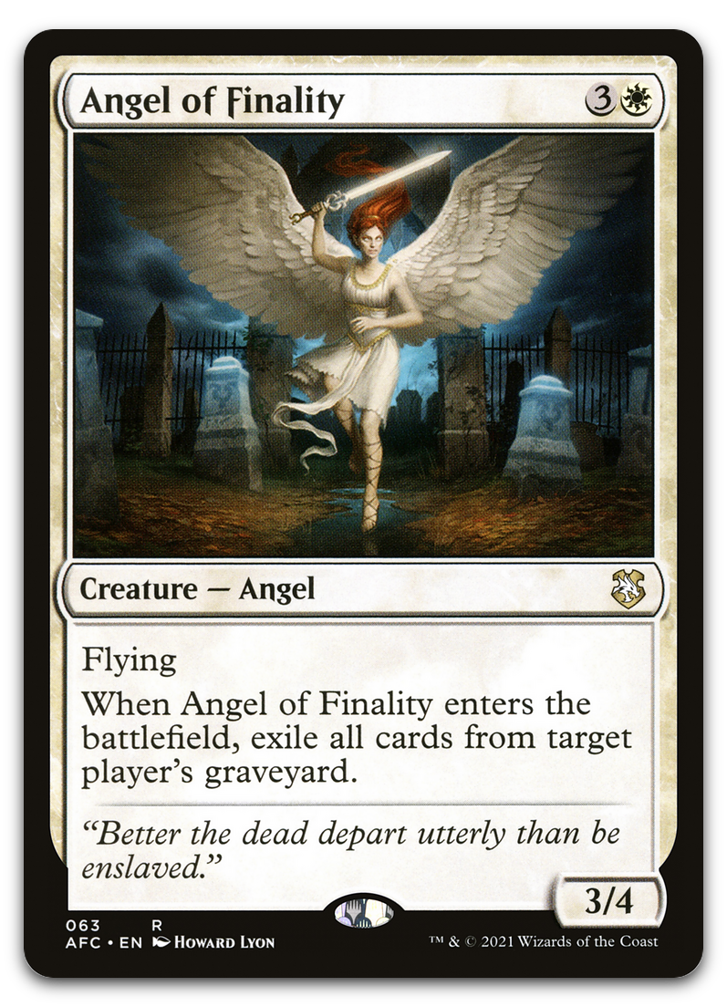 Angel of Finality (Commander: Adventures in the Forgotten Realms)