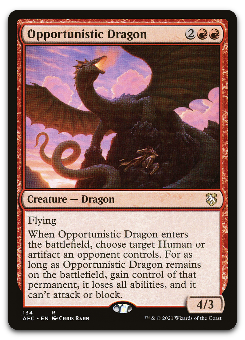 Opportunistic Dragon (Commander: Adventures in the Forgotten Realms)