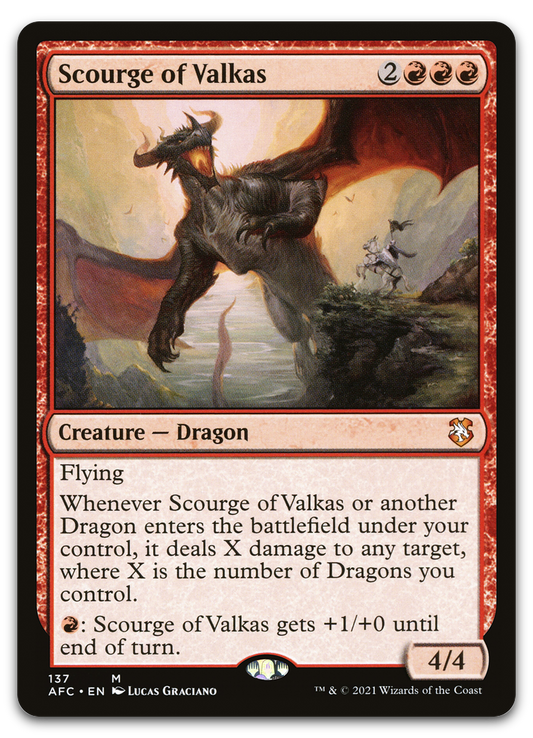 Scourge of Valkas (Commander: Adventures in the Forgotten Realms)