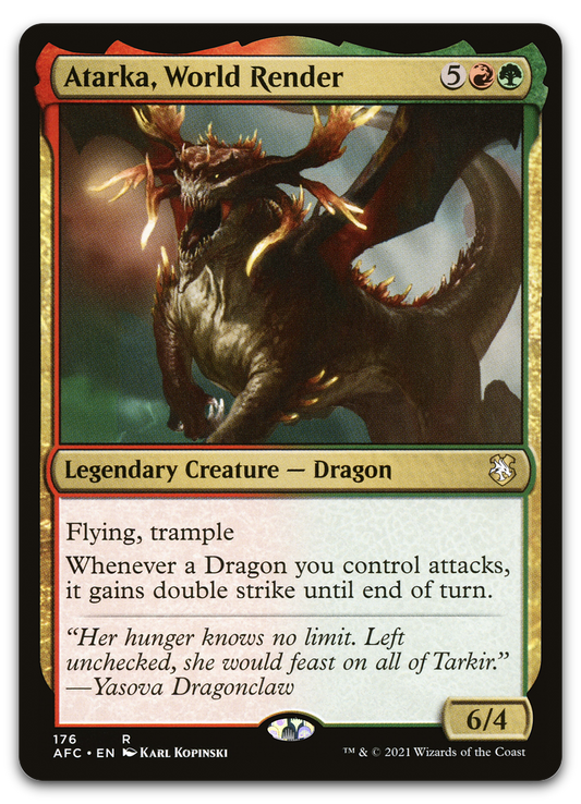 Atarka, World Render (Commander: Adventures in the Forgotten Realms)