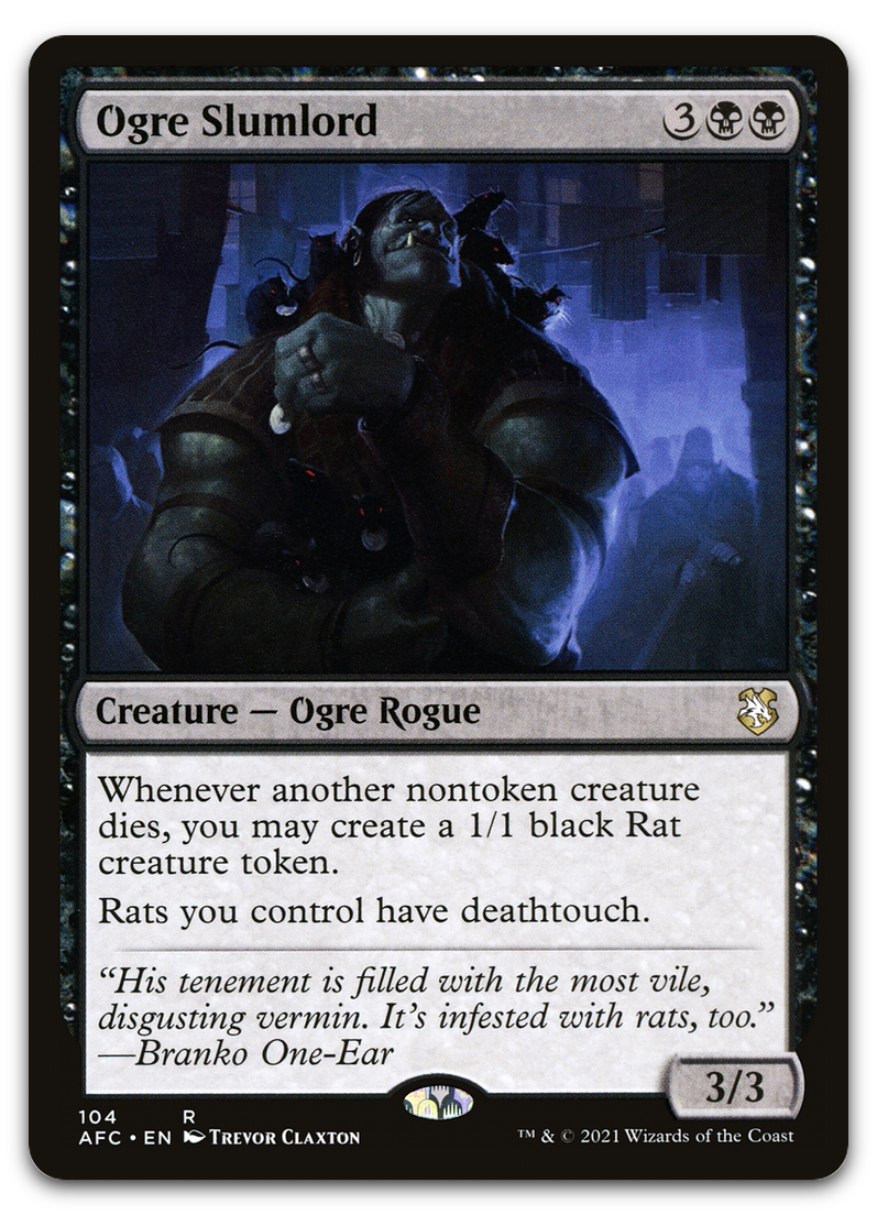 Ogre Slumlord (Commander: Adventures in the Forgotten Realms)