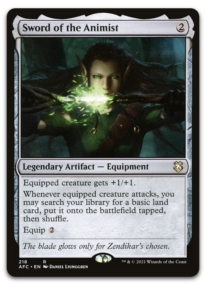 Sword of the Animist (Commander: Adventures in the Forgotten Realms)