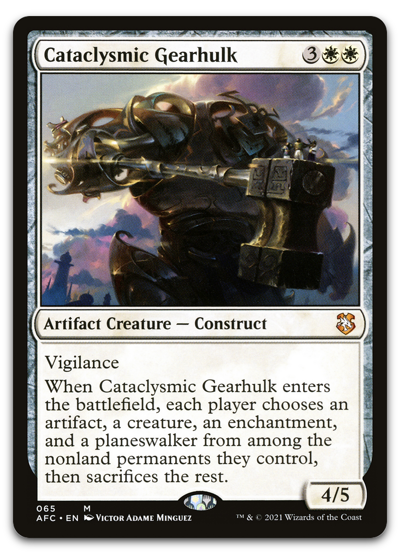 Cataclysmic Gearhulk (Commander: Adventures in the Forgotten Realms)