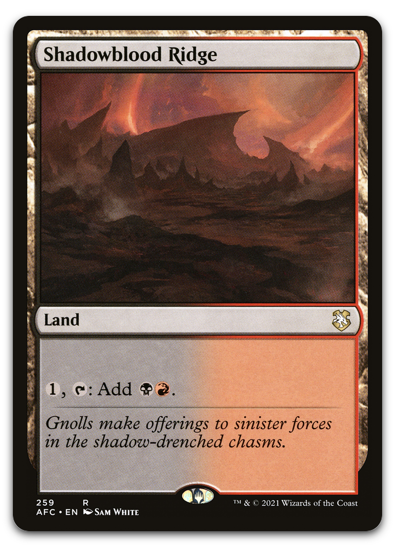 Shadowblood Ridge (Commander: Adventures in the Forgotten Realms)