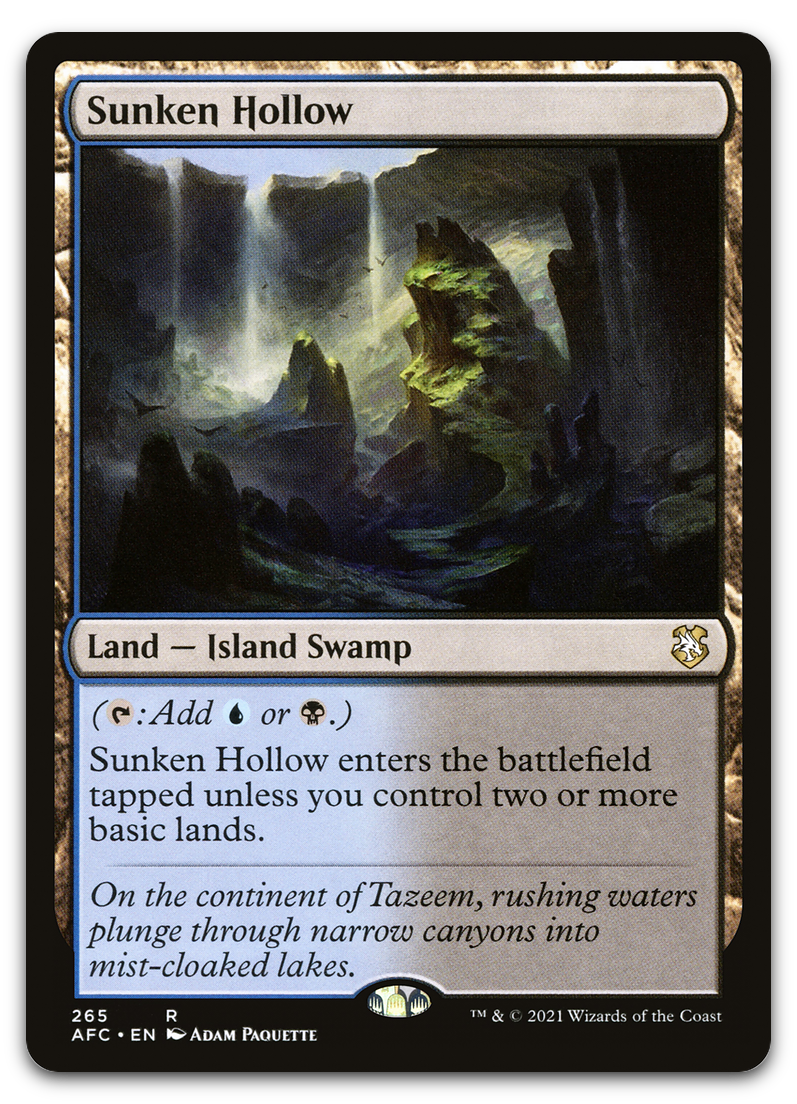 Sunken Hollow (Commander: Adventures in the Forgotten Realms)