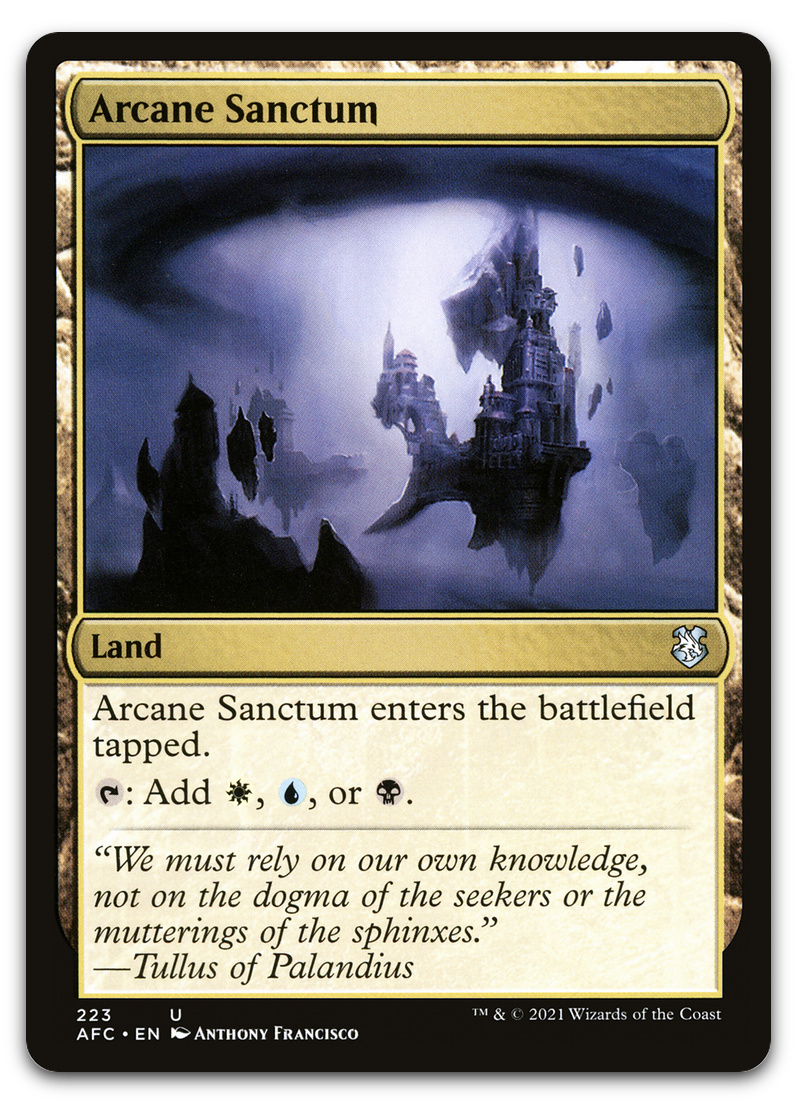 Arcane Sanctum (Commander: Adventures in the Forgotten Realms)