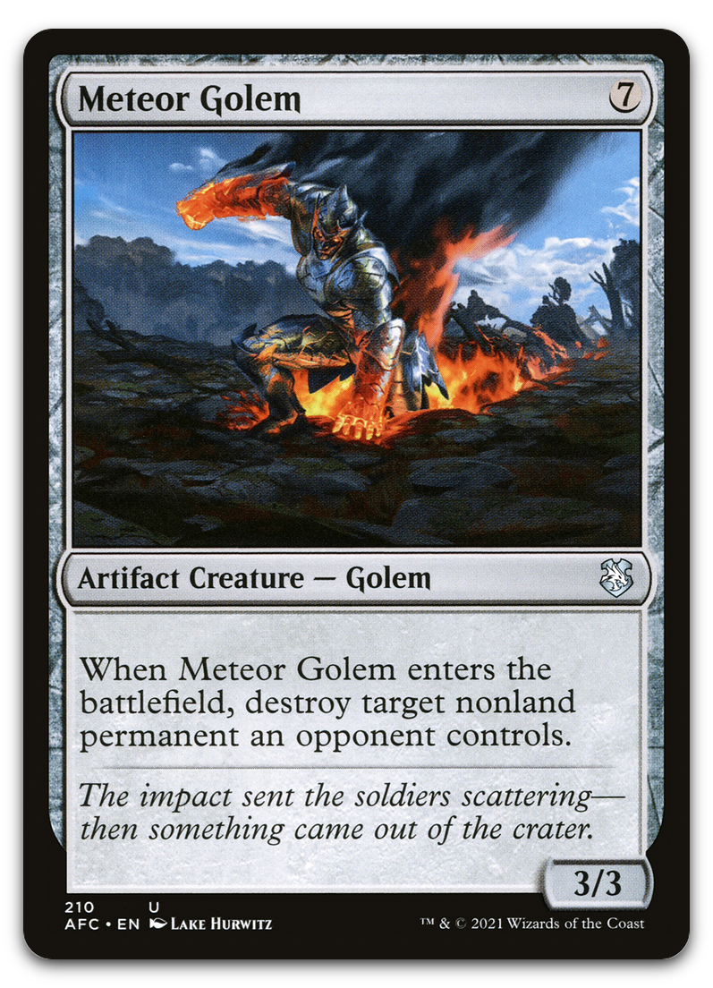 Meteor Golem (Commander: Adventures in the Forgotten Realms)