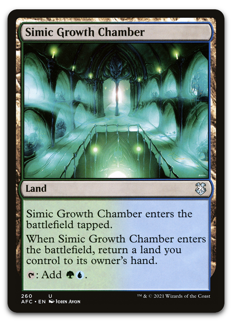 Simic Growth Chamber (Commander: Adventures in the Forgotten Realms)