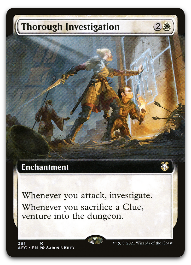 Thorough Investigation (Extended Art) (Commander: Adventures in the Forgotten Realms)