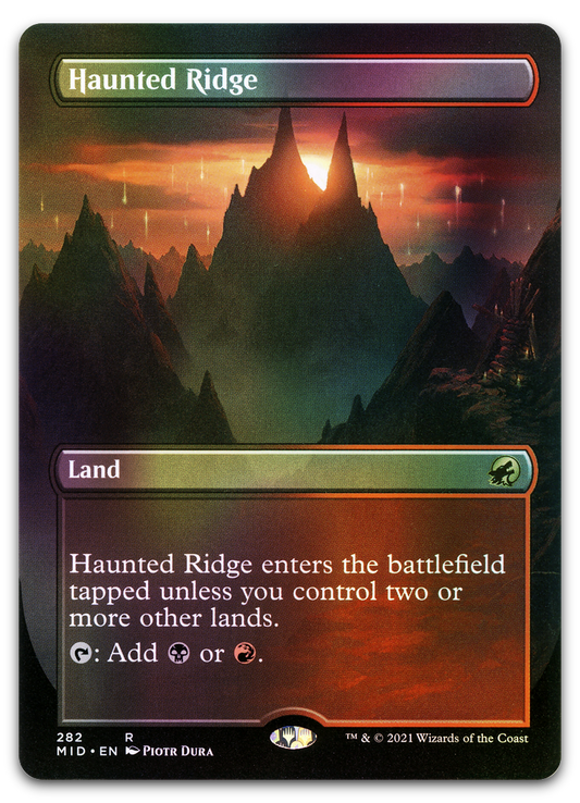Haunted Ridge (Borderless) (Innistrad: Midnight Hunt)