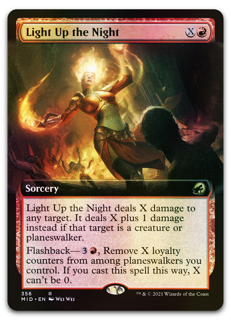 Light Up the Night (Extended Art) (Innistrad: Midnight Hunt)