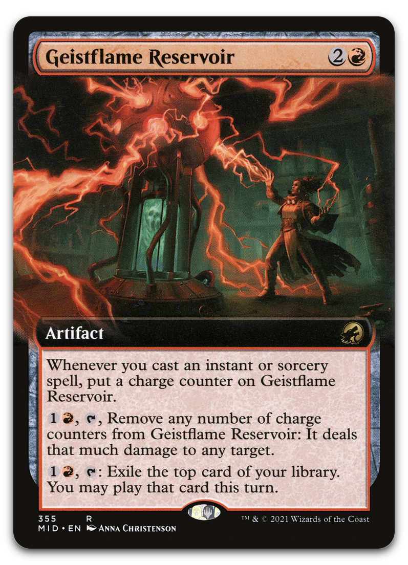 Geistflame Reservoir (Extended Art) (Innistrad: Midnight Hunt)