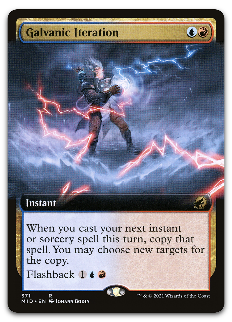 Galvanic Iteration (Extended Art) (Innistrad: Midnight Hunt)