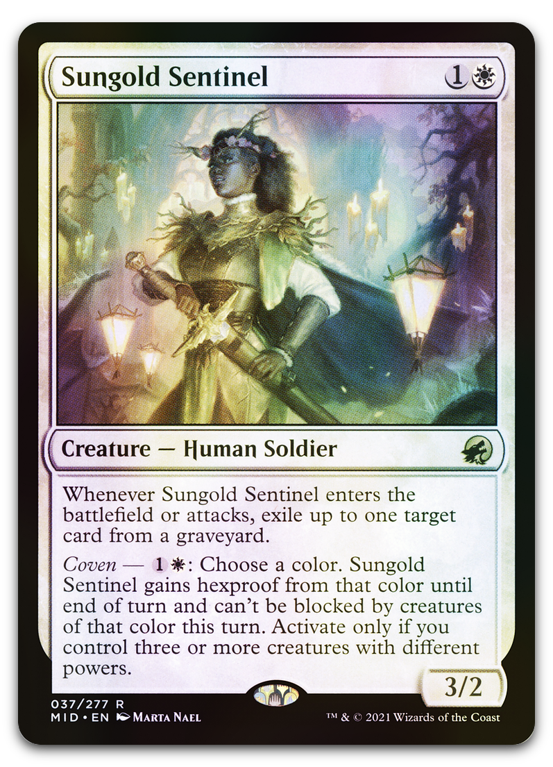 Sungold Sentinel (Innistrad: Midnight Hunt)