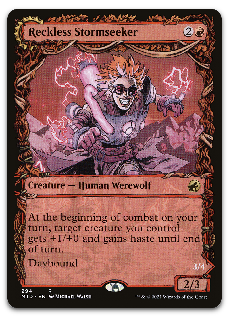 Reckless Stormseeker (Showcase) (Innistrad: Midnight Hunt)
